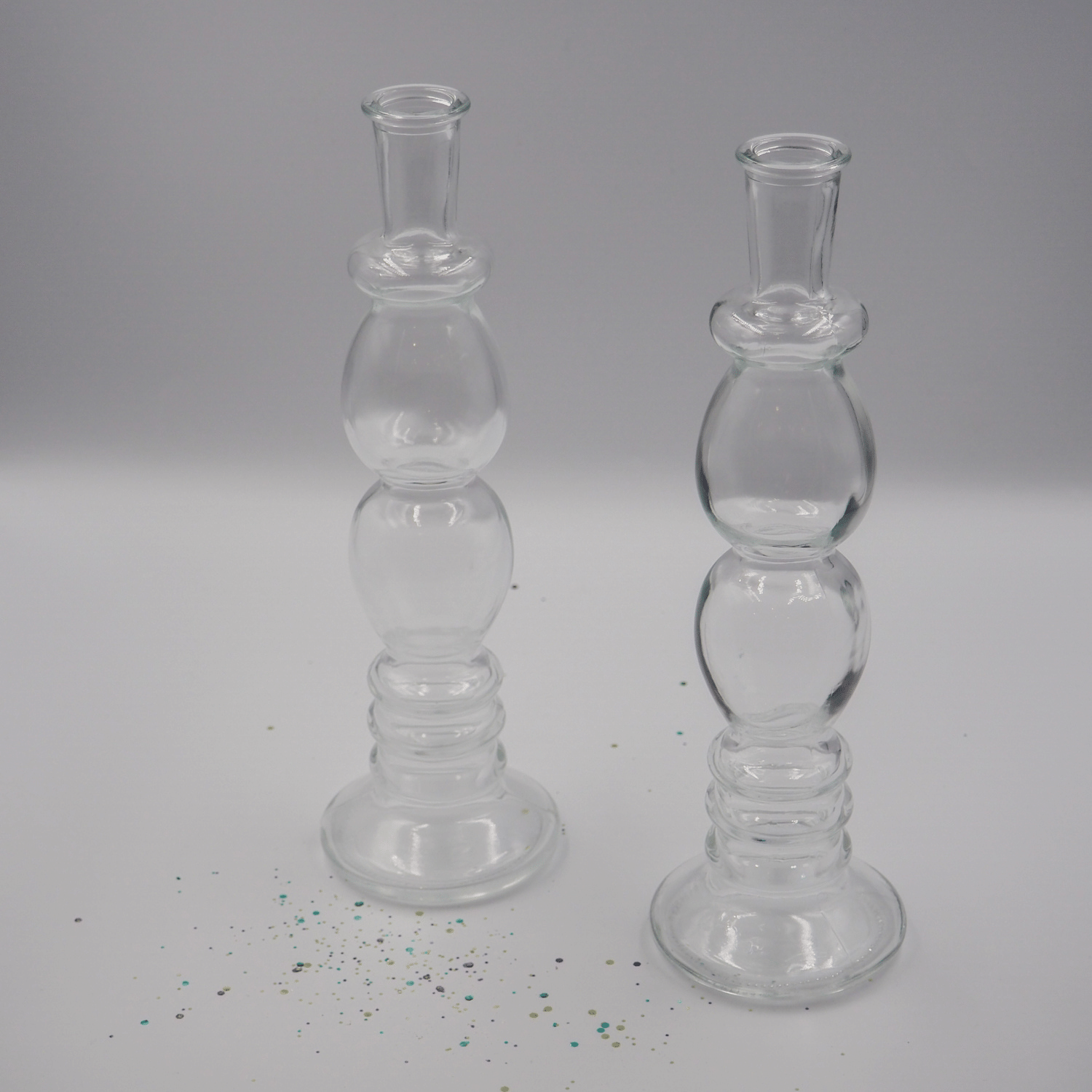 Glass candle holder no. 1 for standing candles fits into any interior