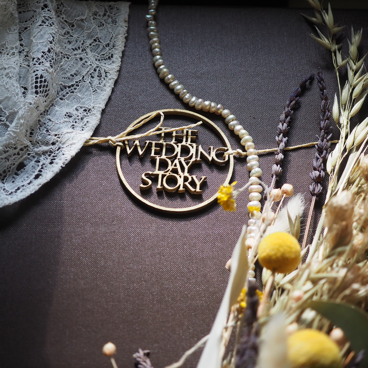 Duży Box prezentowy ślubny „The Wedding Day Story” – elegancki zestaw prezentowy